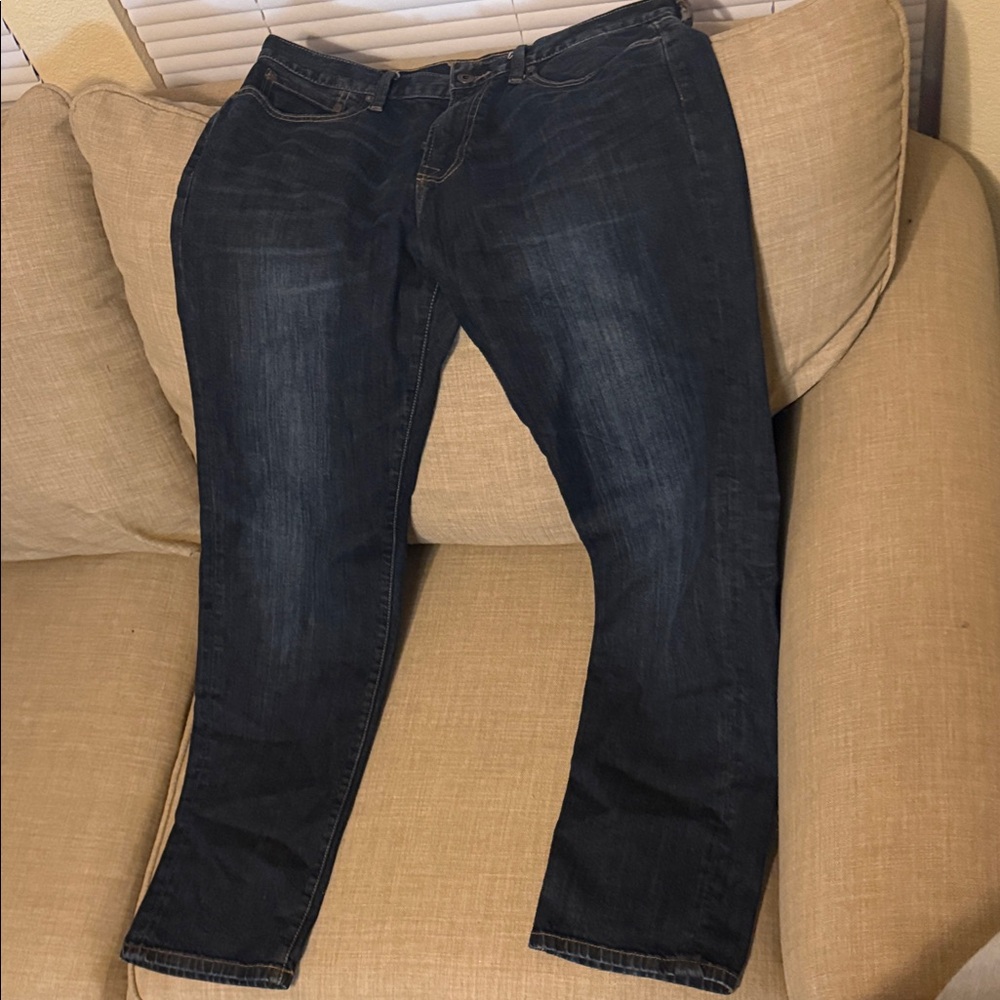 Lucky Brand Men's Deep Indigo Straight Jeans